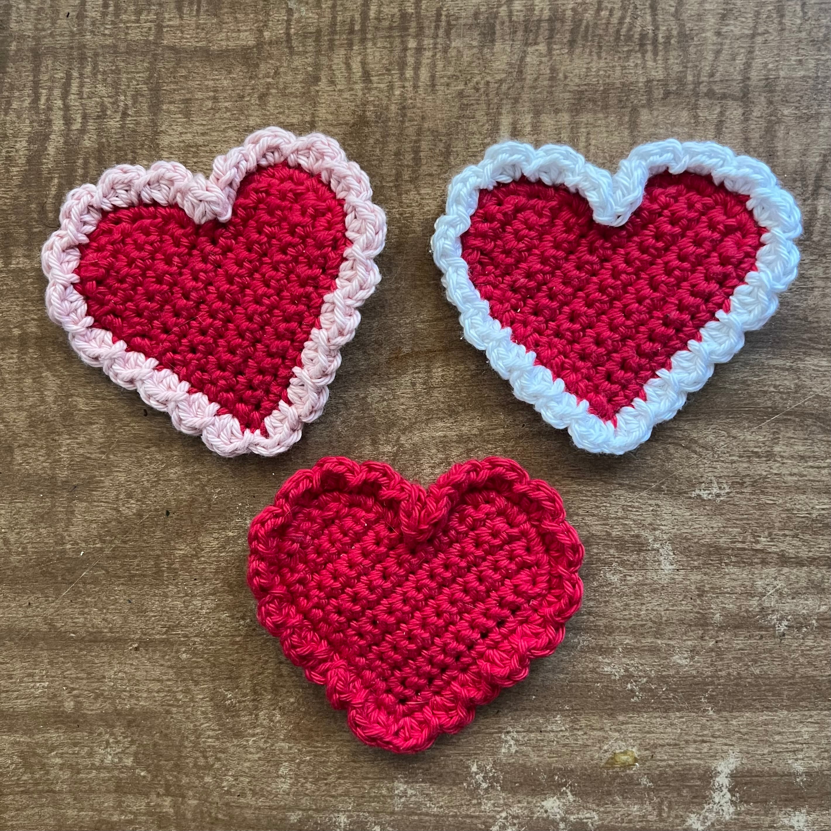 Heart coasters