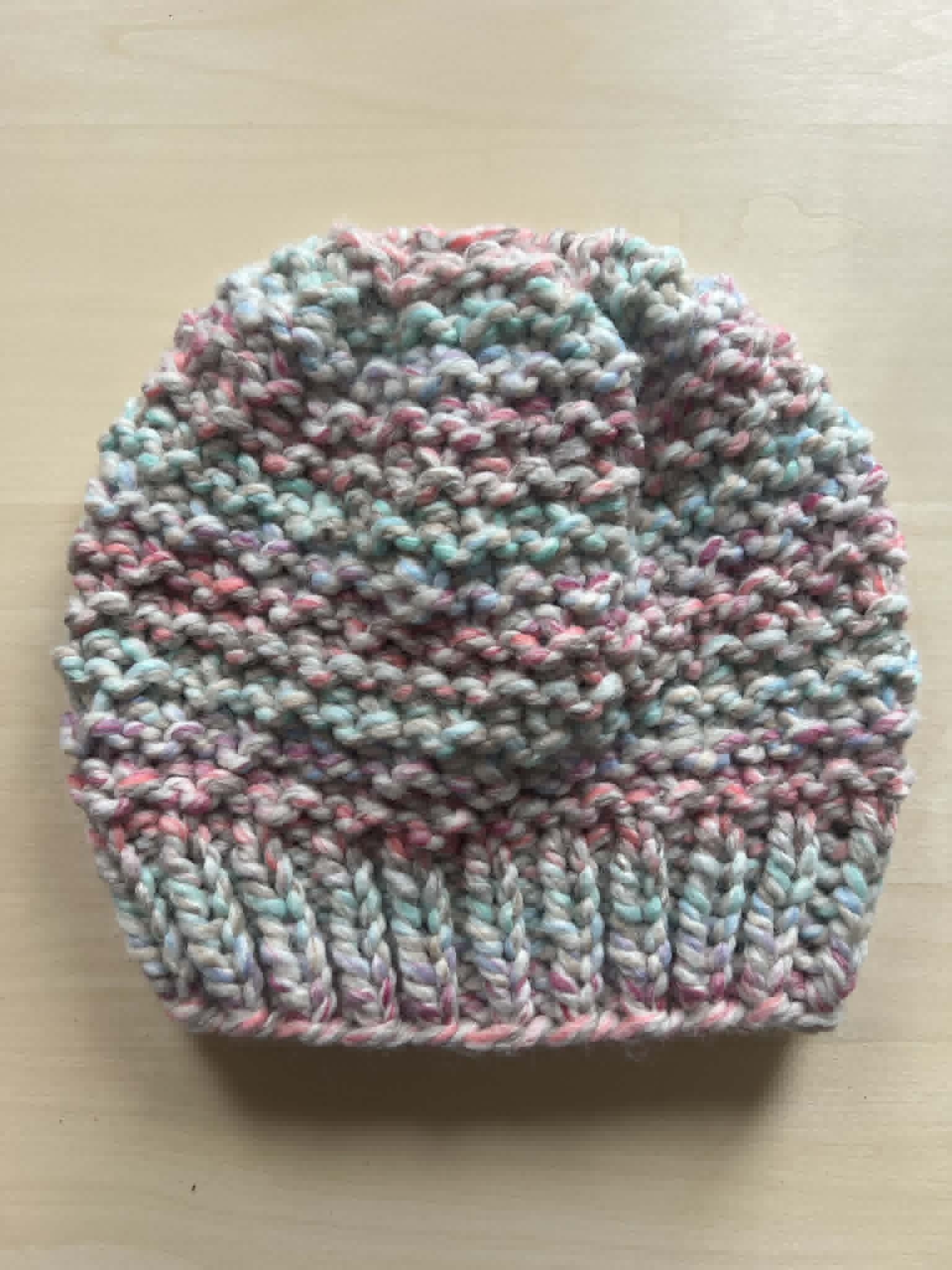Carousel chunky knit beanie