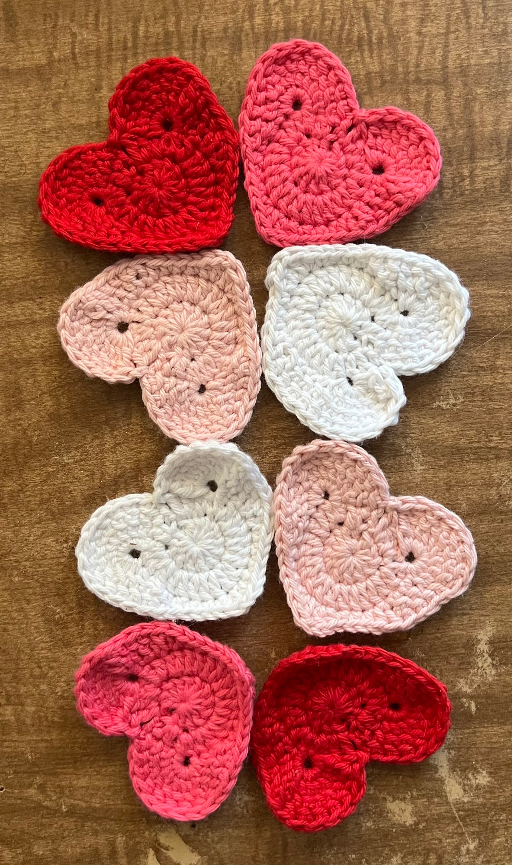 Heart face scrubby set