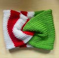 Grinch twisted double knit ear warmer