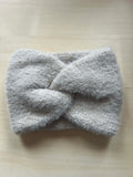 Feels like bliss twisted double knit ear warmer
