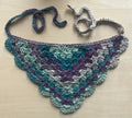 Purple and Blues Granny stitch bandana
