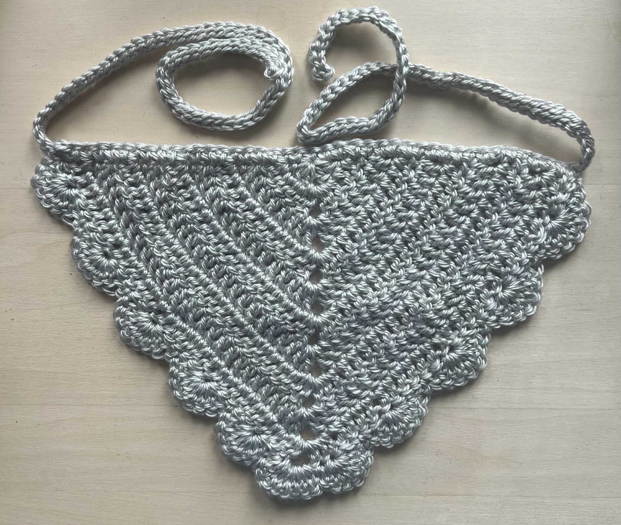Silver Solid stitch bandana