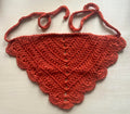 Rust Solid stitch bandana