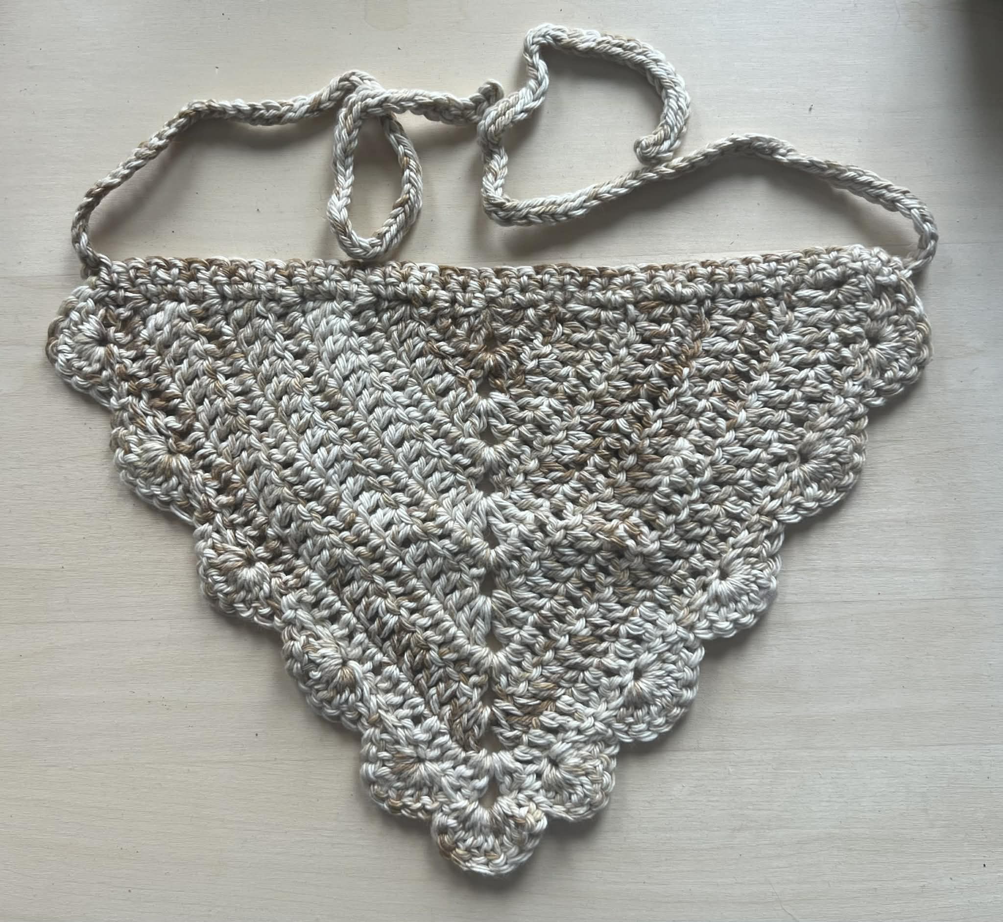 Sand Solid stitch bandana
