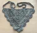 Sultry Gray Solid stitch bandana