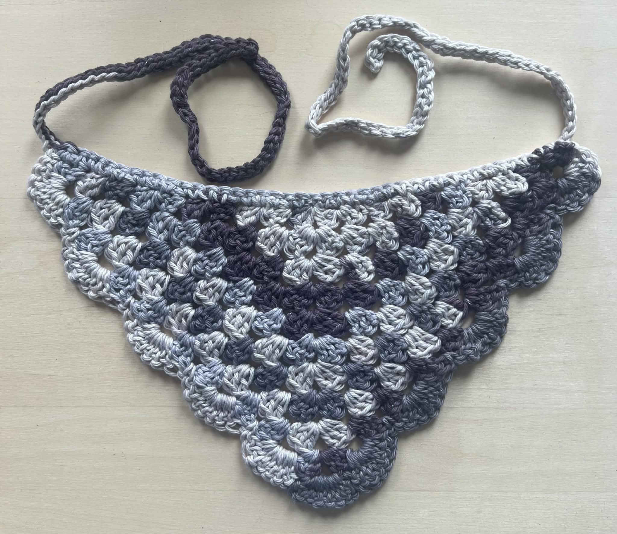 Denim Granny stitch bandana