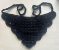 Black Granny stitch bandana