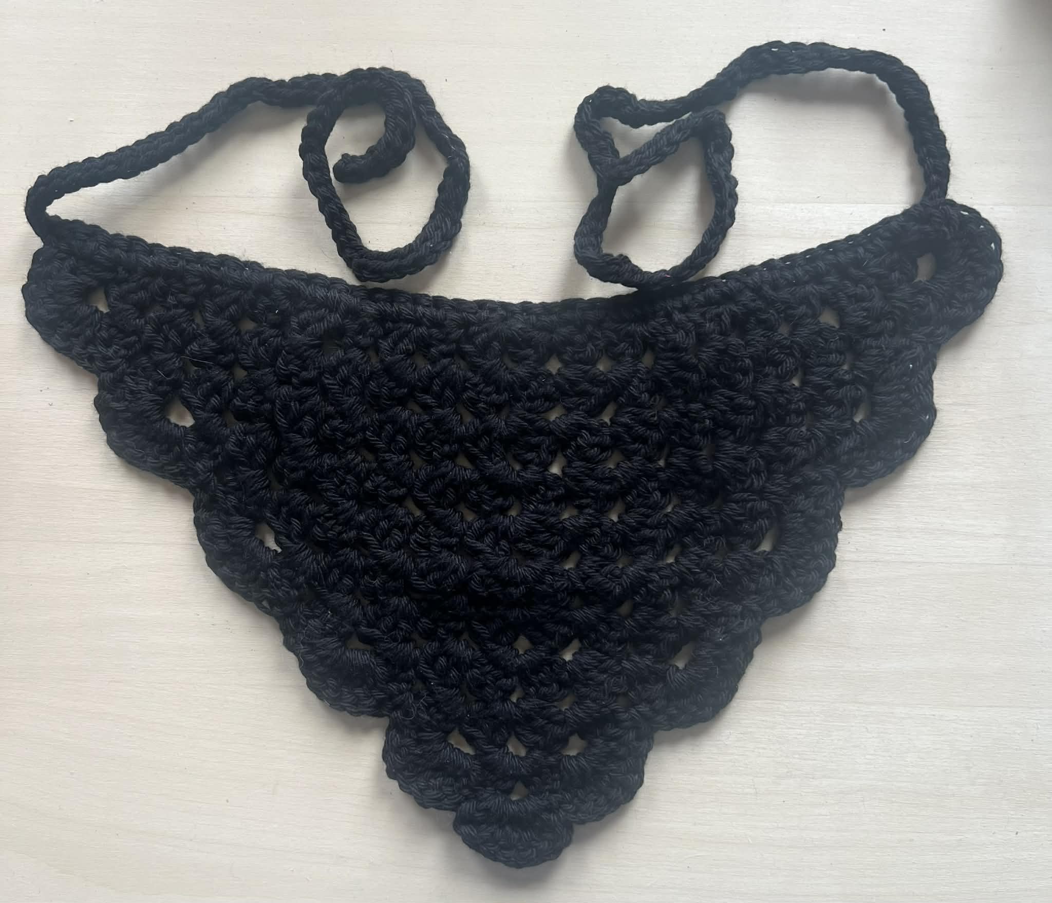 Black Granny stitch bandana