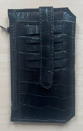 Black Alligator textured Purse Pal