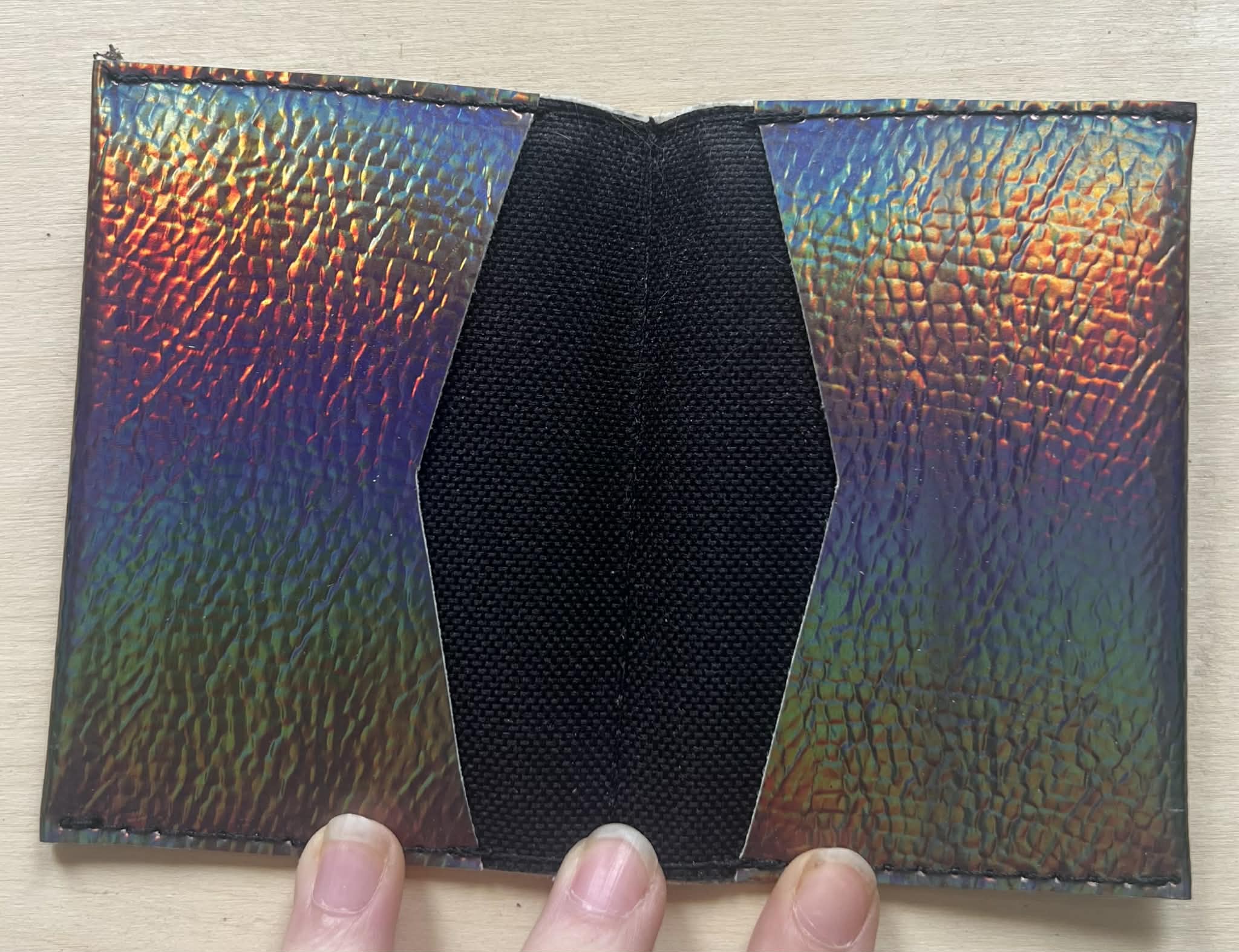 Oil Slick super slim Card Holder