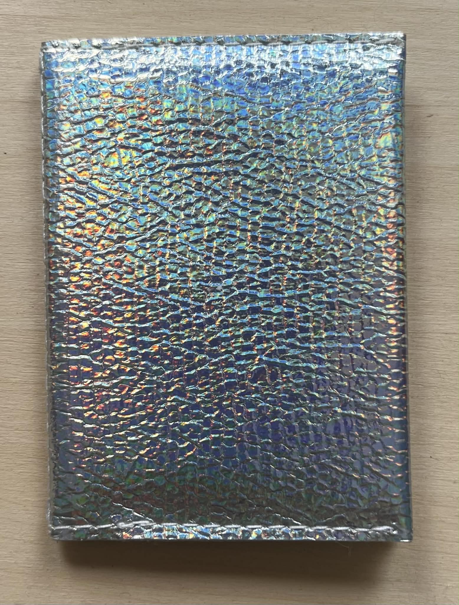 Silver Holographic super slim Card Holder