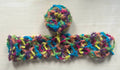 Kaleidoscope Unrollable Dish scrubby