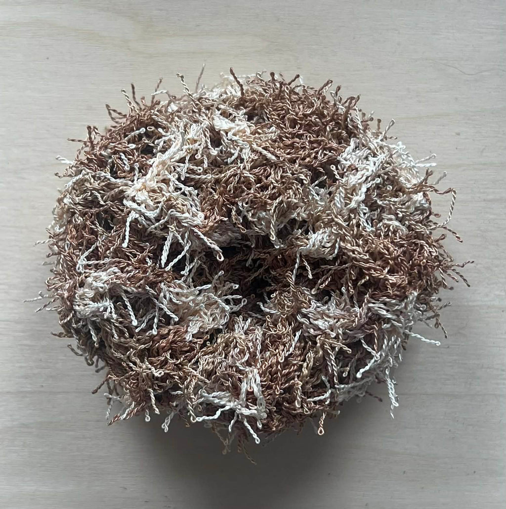 Mocha Unrollable Dish Scrubby