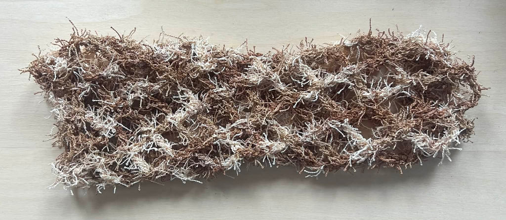 Mocha Unrollable Dish Scrubby