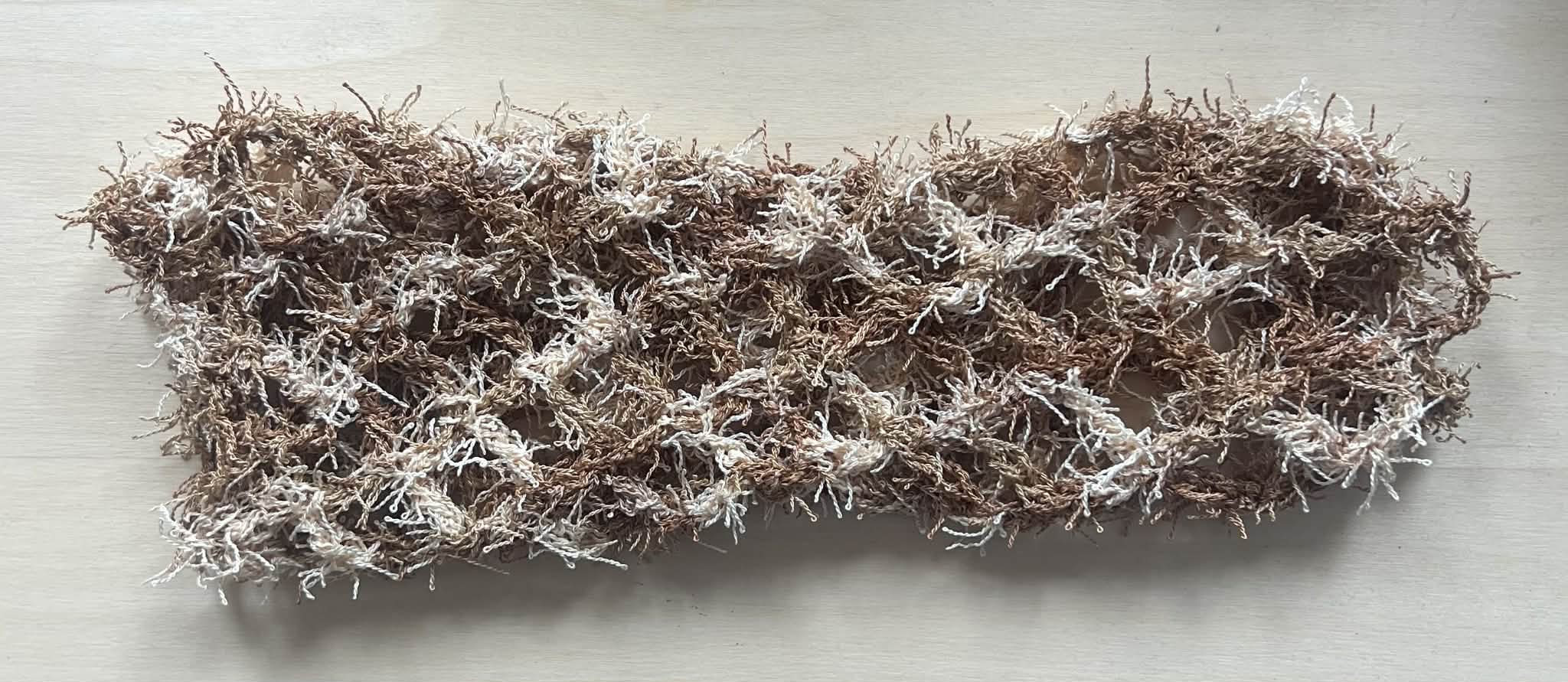 Mocha Unrollable Dish Scrubby