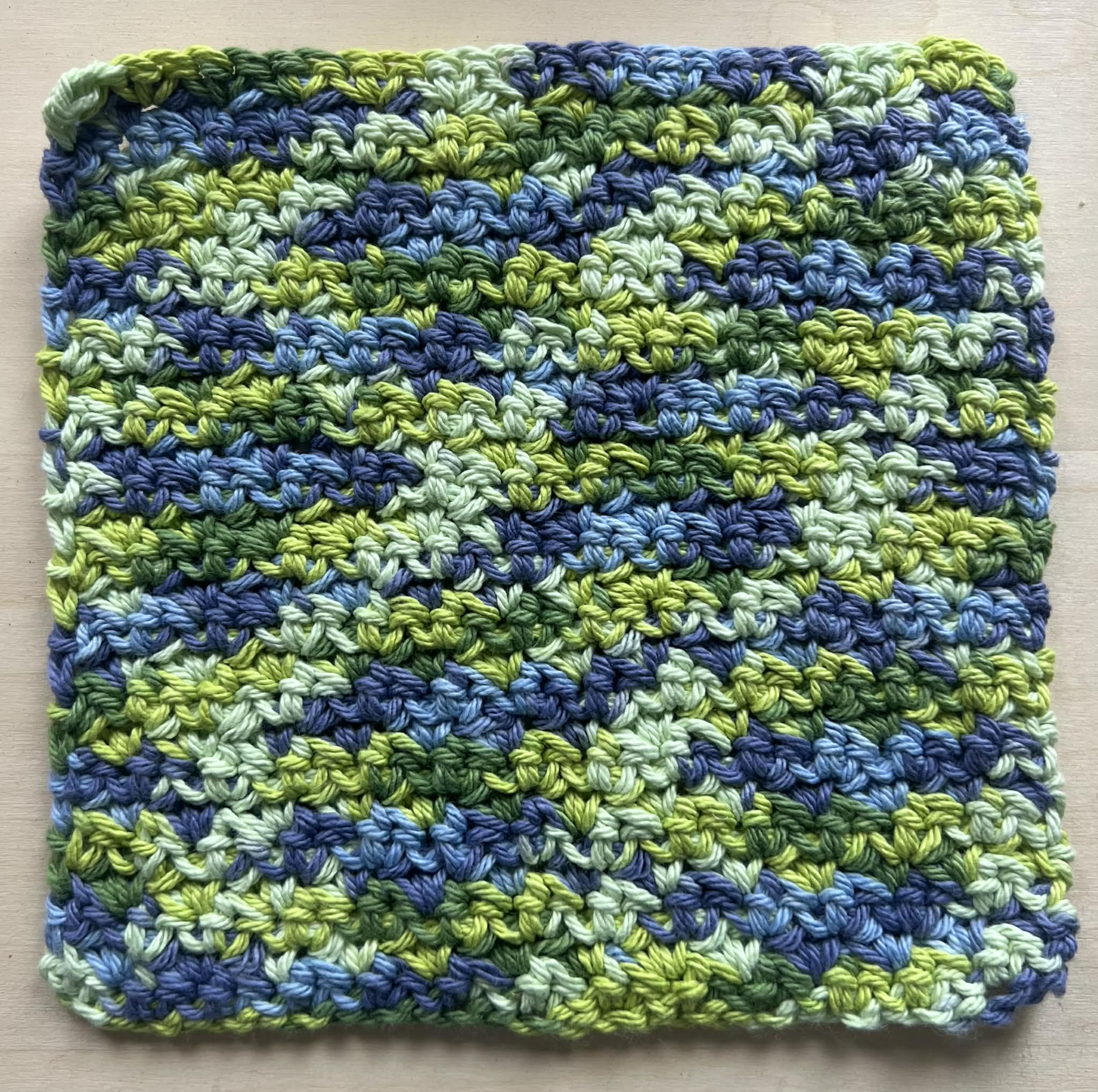 Blueberrys and Grapes washcloth