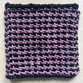 Black and Pink washcloth