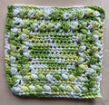 Green Summer washcloth