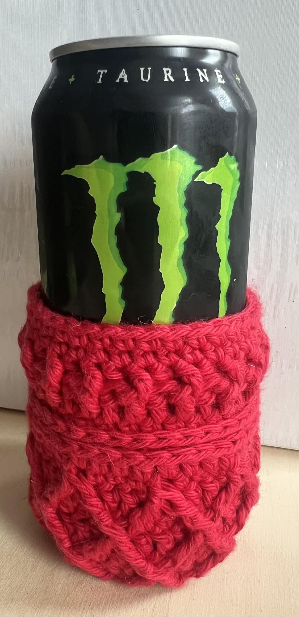 Red diamond can koozie