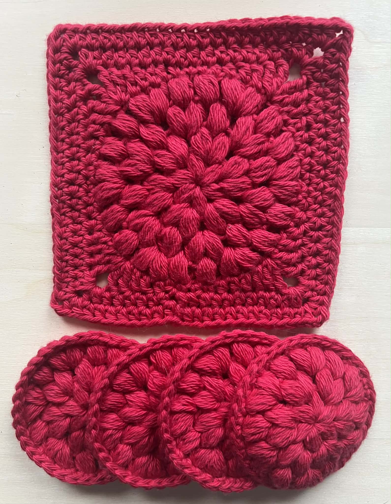Red bathroom set