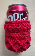 Red diamond can koozie