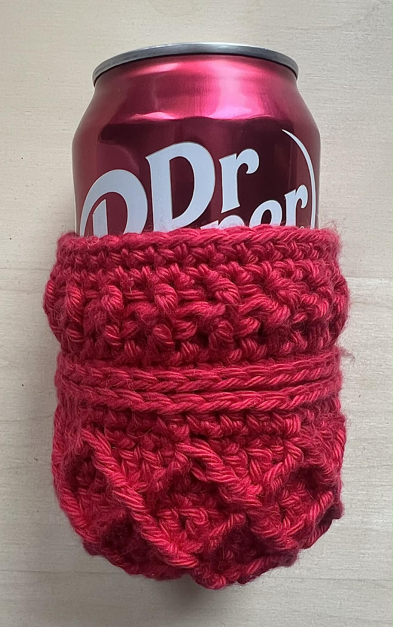 Red diamond can koozie
