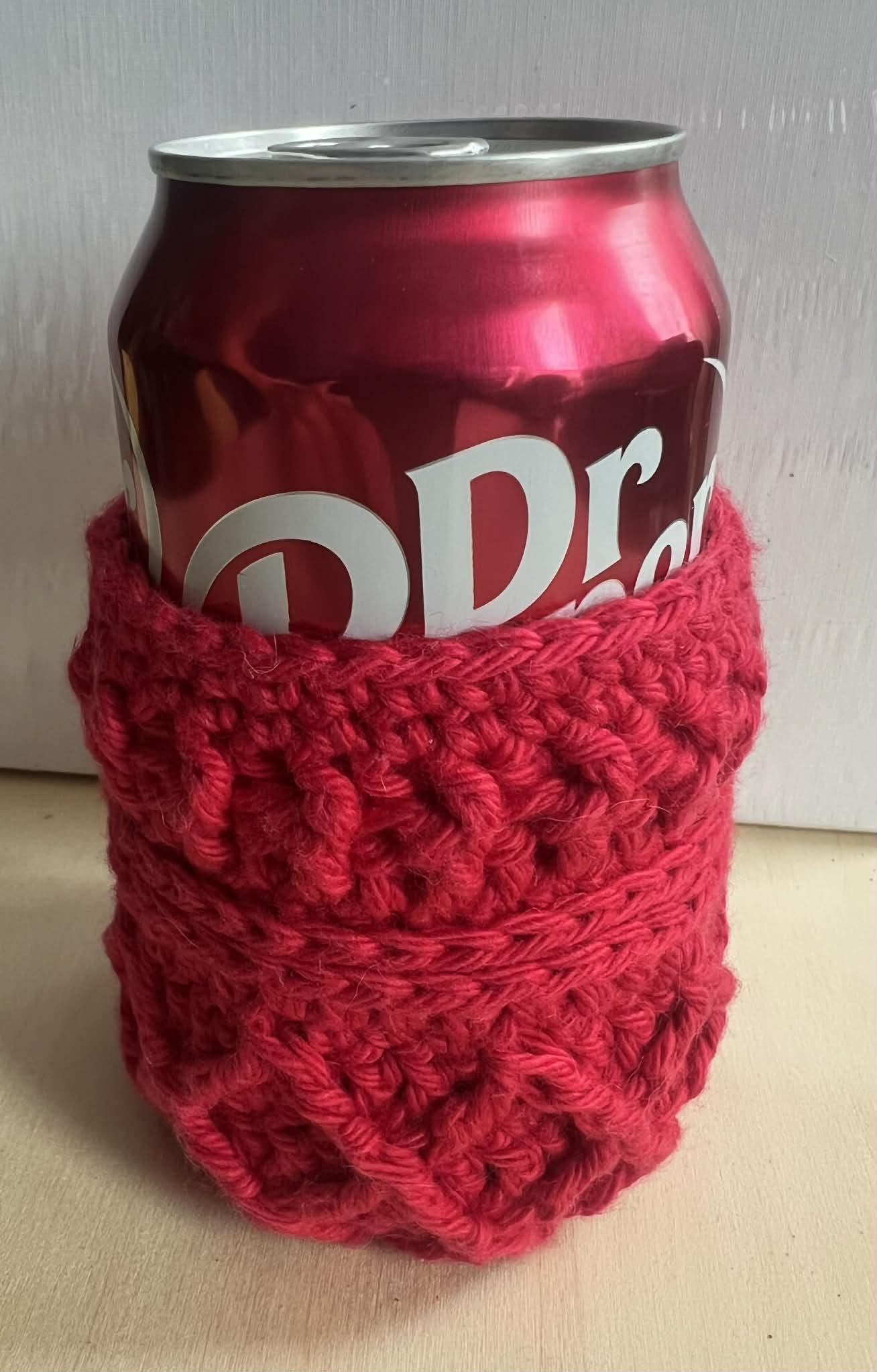 Red diamond can koozie