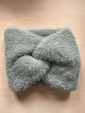 Feels like bliss twisted double knit ear warmer