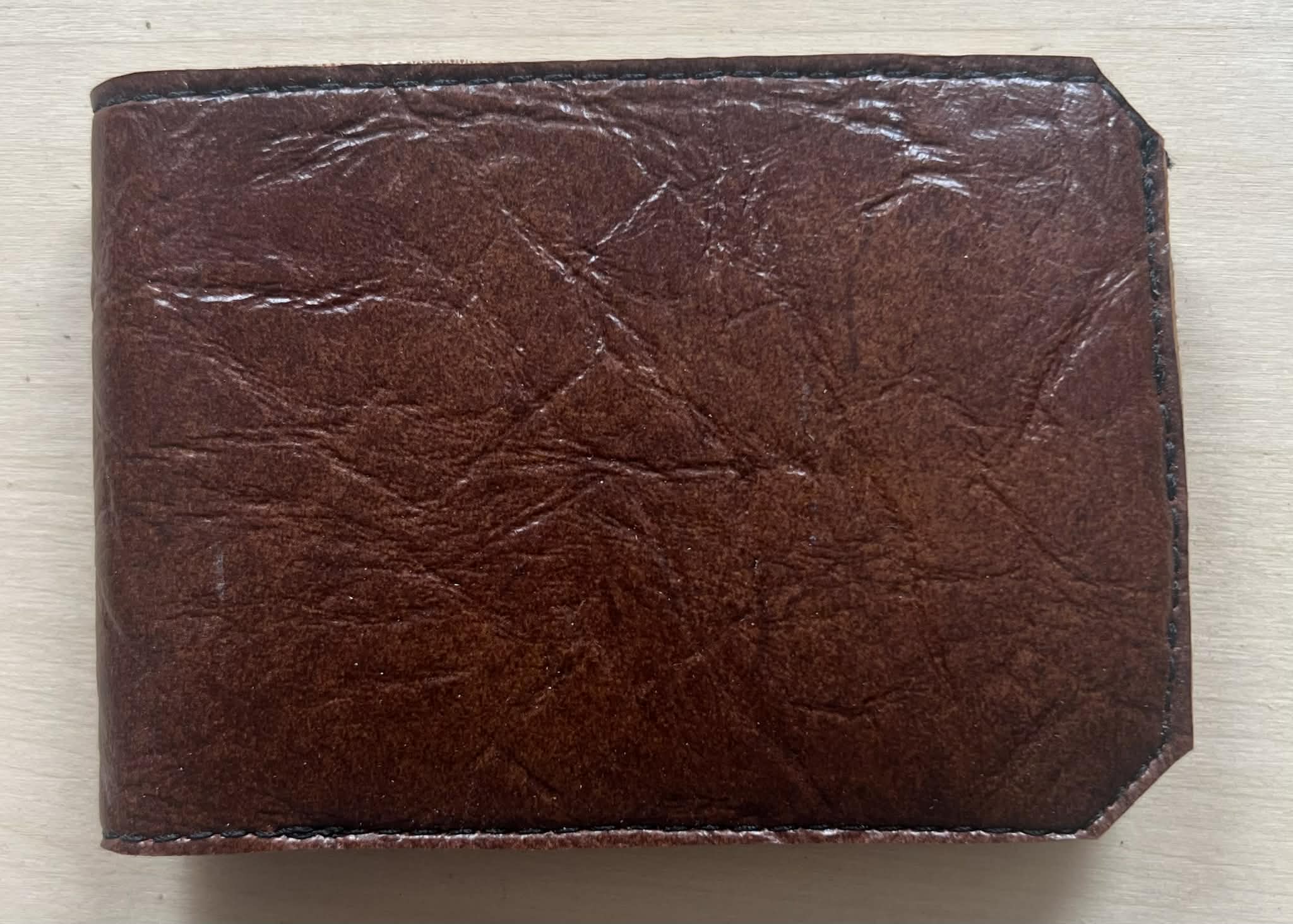 Brown Single Fold Wallet