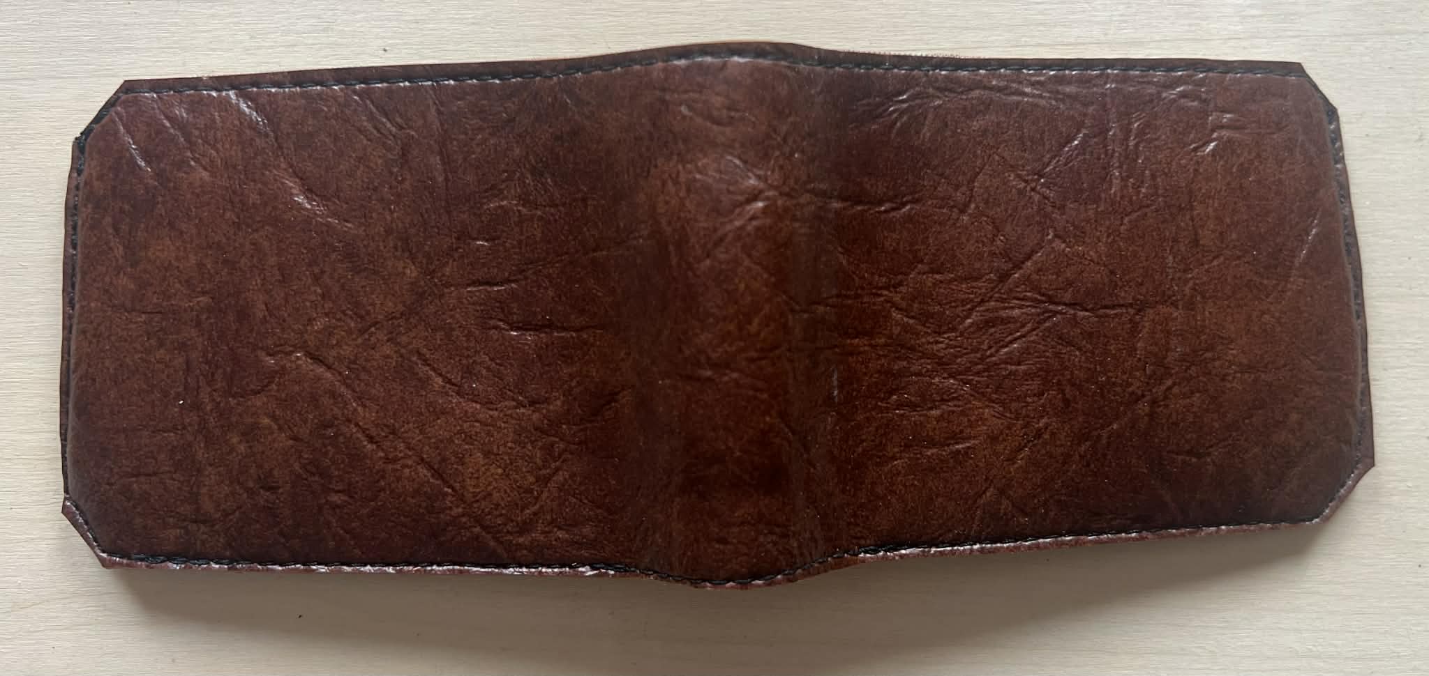 Brown Single Fold Wallet