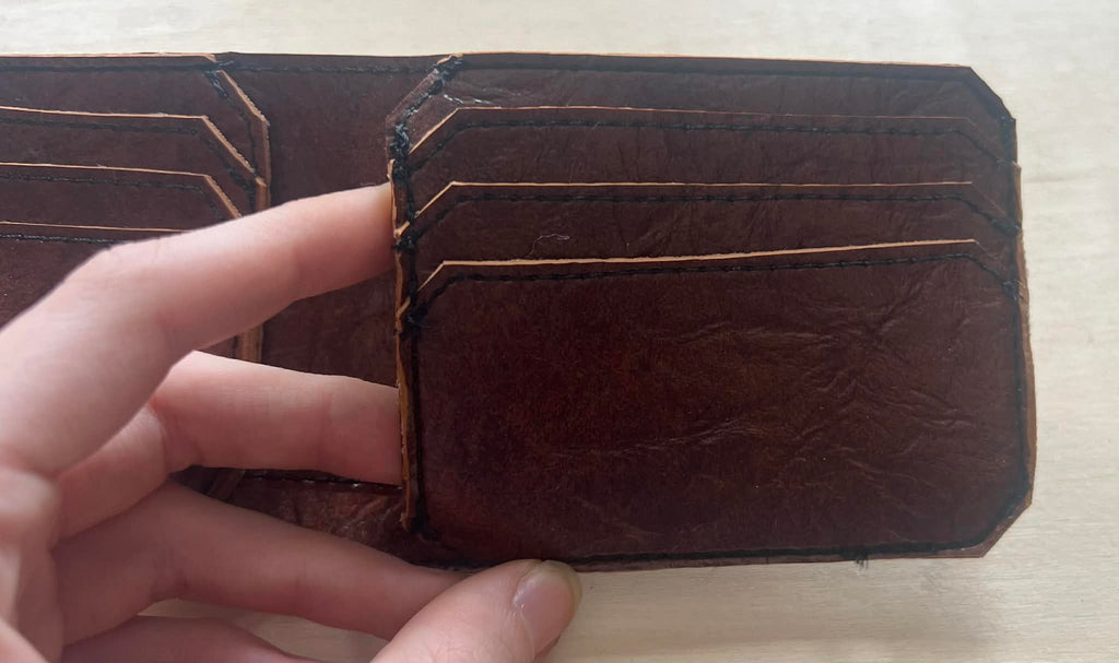 Brown Single Fold Wallet