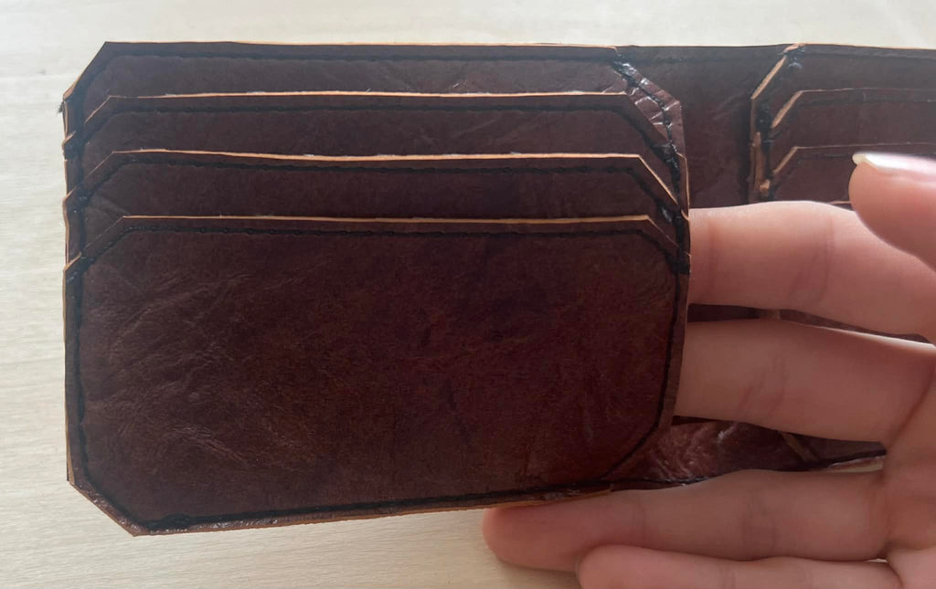 Brown Single Fold Wallet