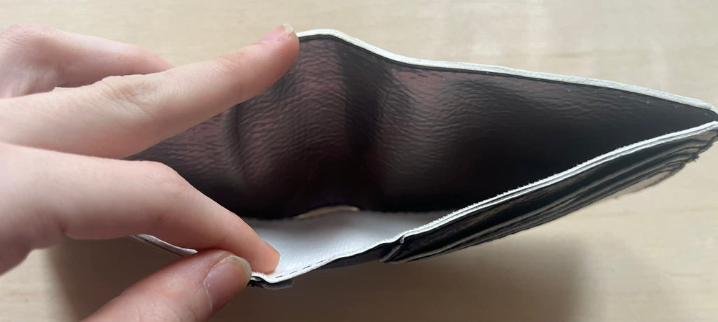 Oil Slick Single Fold Wallet