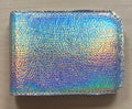 Silver Holographic Single Fold Wallet