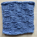 Cornflower washcloth
