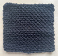 Black washcloth