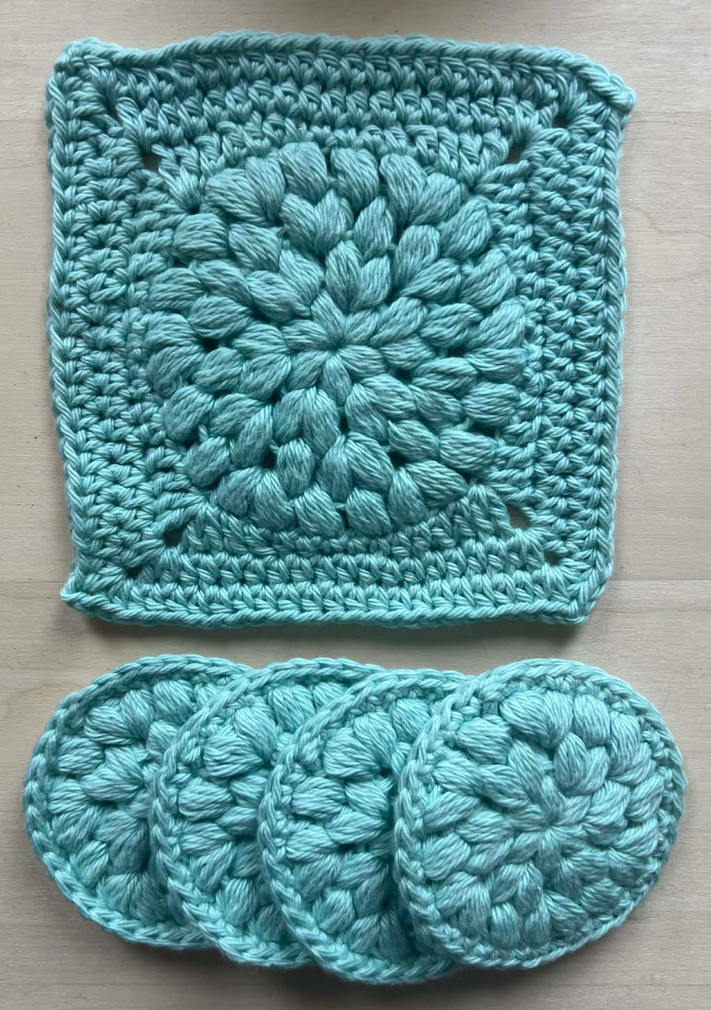 Teal bathroom set